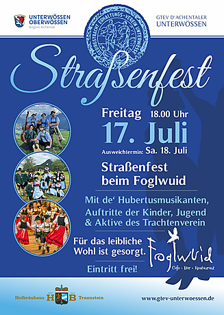 Straßenfest mit dem Trachtenverein Unterwössen