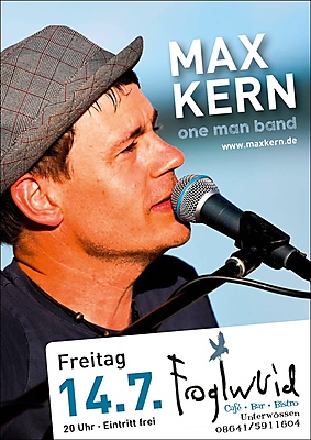 Max Kern One Man Band live im Biergarten